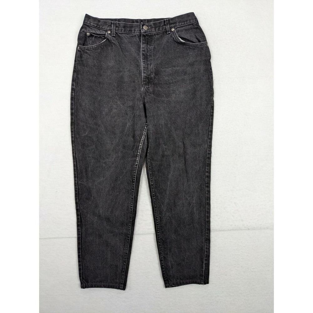 Lee Womens Jeans Size 18 Med Cotton Blackโ